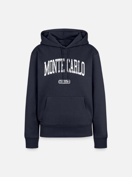 Monte Carlo - Frauen Premium Bio Hoodie - Navy