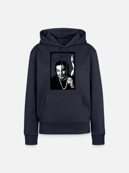 Golda - Frauen Premium Bio Hoodie - Navy