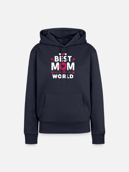Beste Mutter der Welt - Frauen Premium Bio Hoodie - Navy