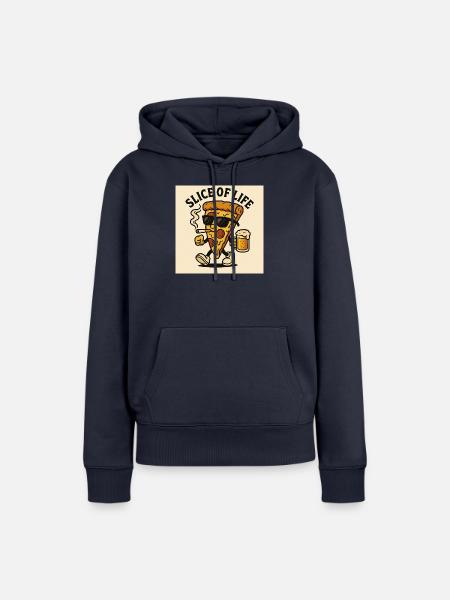 Slice of Life - Frauen Premium Bio Hoodie - Navy