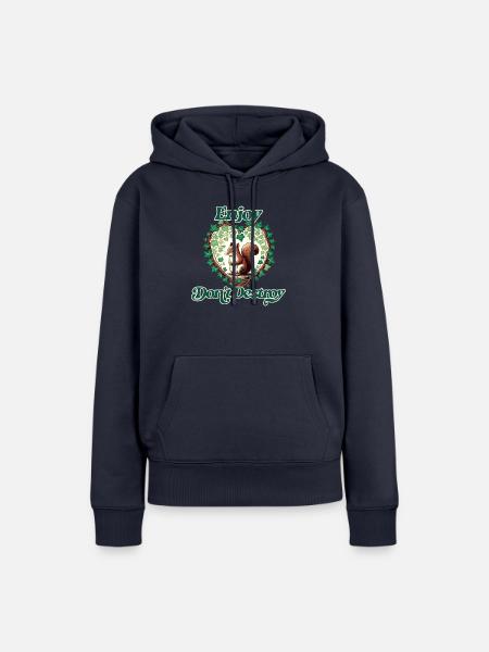 Genieße Don't Destroy - Frauen Premium Bio Hoodie - Navy