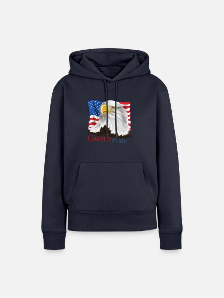 Eagle - Frauen Premium Bio Hoodie - Navy