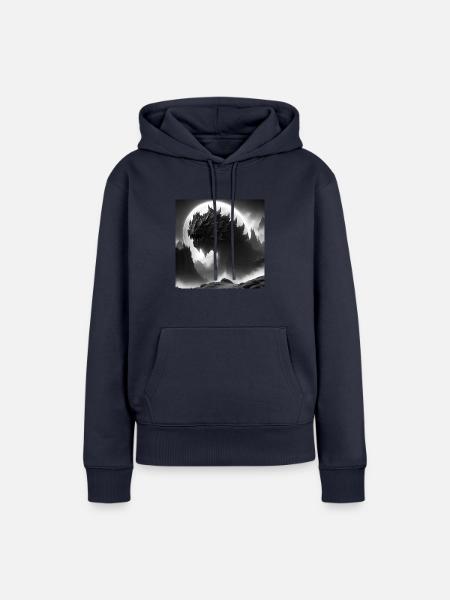 Fantasy Creature - Frauen Premium Bio Hoodie - Navy