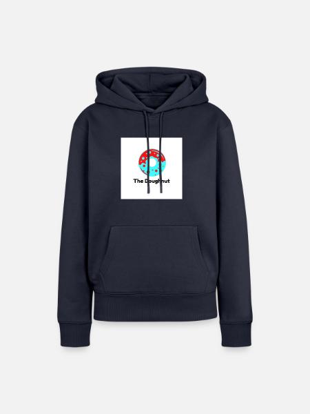 The Doughnut - Frauen Premium Bio Hoodie - Navy