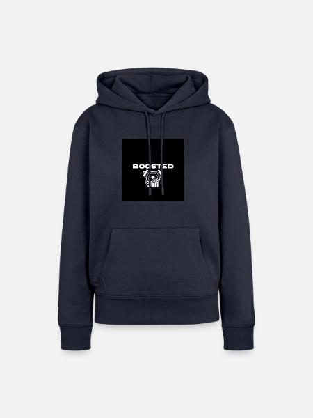 Boosted - Frauen Premium Bio Hoodie - Navy