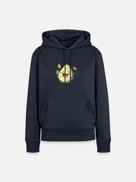Avo Love - Frauen Premium Bio Hoodie - Navy