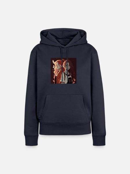 Die Traumwelt - Frauen Premium Bio Hoodie - Navy