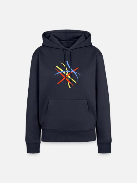 The Most Colourful Clothes (TMCC) - Frauen Premium Bio Hoodie - Navy