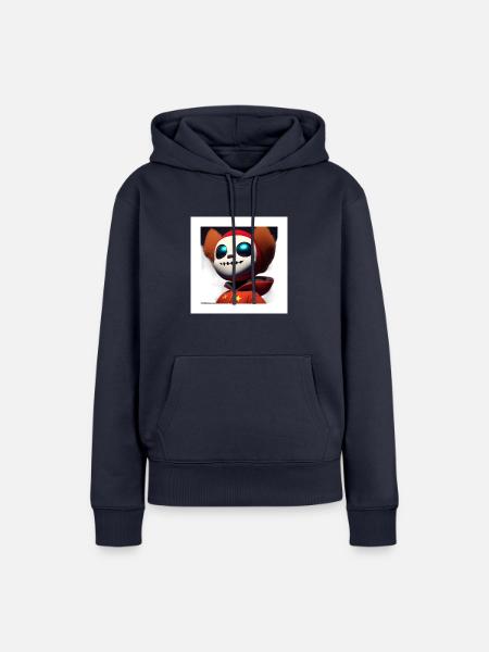 Anonymus - Frauen Premium Bio Hoodie - Navy