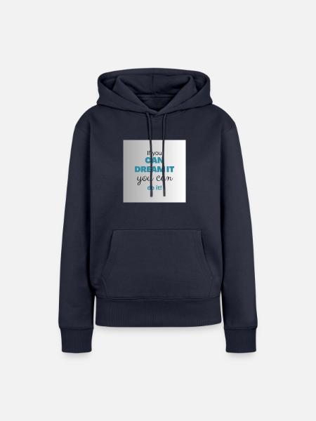 do it - Frauen Premium Bio Hoodie - Navy