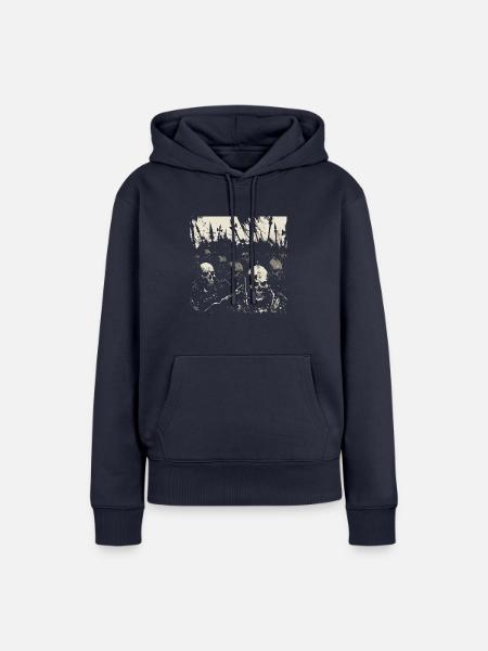 Armee der Skleletons - Frauen Premium Bio Hoodie - Navy