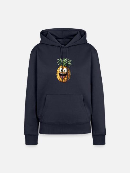 pineapple - Frauen Premium Bio Hoodie - Navy