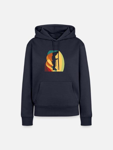 Elektroinstallation Schaltkreis - Frauen Premium Bio Hoodie - Navy