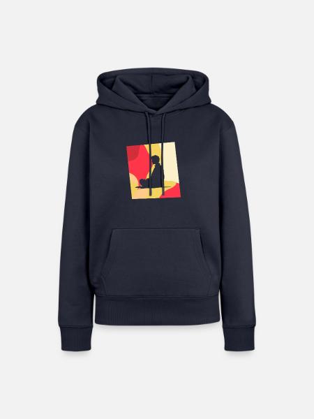 Meditation Innerer Frieden Bewusstsein - Frauen Premium Bio Hoodie - Navy