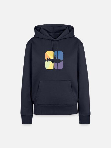 Uboot Militaer Marine - Frauen Premium Bio Hoodie - Navy