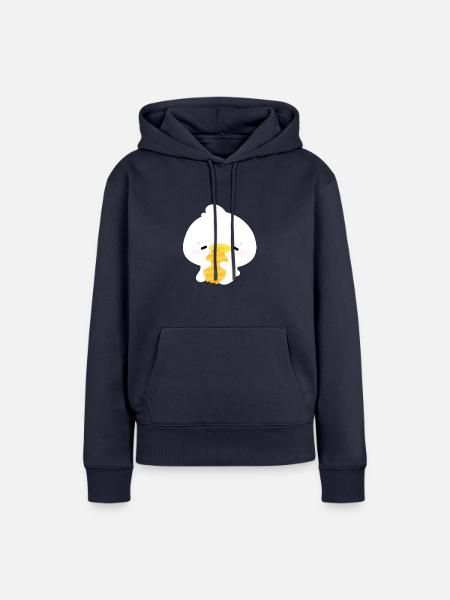 Schläfrige Ente - Frauen Premium Bio Hoodie - Navy