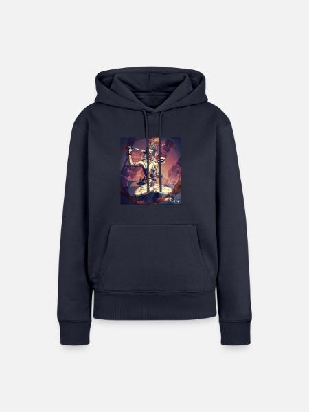 Collection Meditation - Frauen Premium Bio Hoodie - Navy