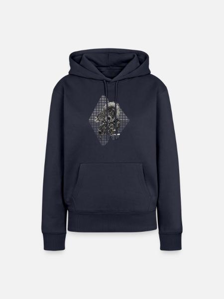 Widder Sternzeichen - Frauen Premium Bio Hoodie - Navy
