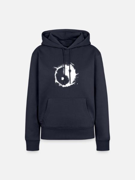 Ying & Yang - Frauen Premium Bio Hoodie - Navy