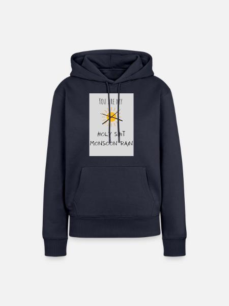 Holy Shit - Frauen Premium Bio Hoodie - Navy