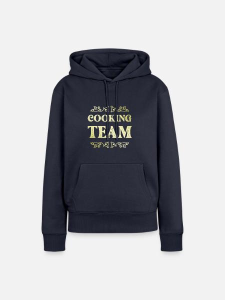 Cooking Team - Frauen Premium Bio Hoodie - Navy