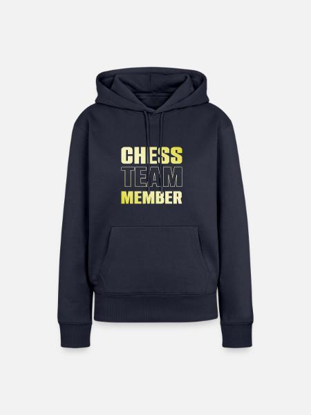 Chess Team - Frauen Premium Bio Hoodie - Navy