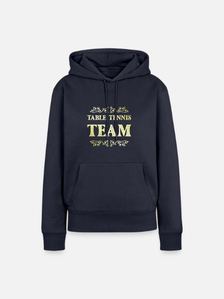 Table Tennis Team - Frauen Premium Bio Hoodie - Navy
