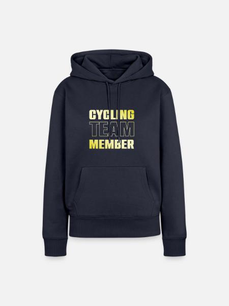 Cycling Team - Frauen Premium Bio Hoodie - Navy