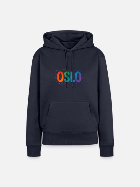OSLO - Frauen Premium Bio Hoodie - Navy