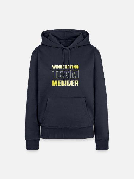 Windsurfing Team - Frauen Premium Bio Hoodie - Navy