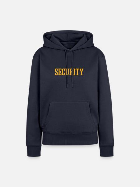 SECURITY - Frauen Premium Bio Hoodie - Navy