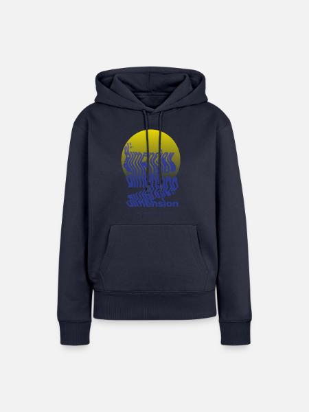 New Dimension - Frauen Premium Bio Hoodie - Navy