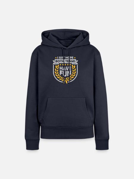 Both Teams Have Fun - Frauen Premium Bio Hoodie - Navy
