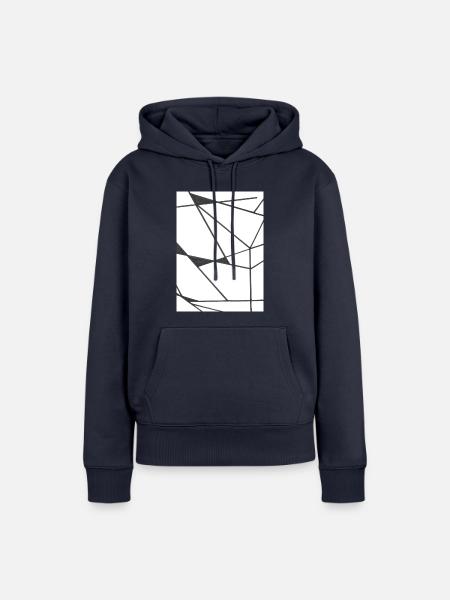 - Sagte ich - Frauen Premium Bio Hoodie - Navy