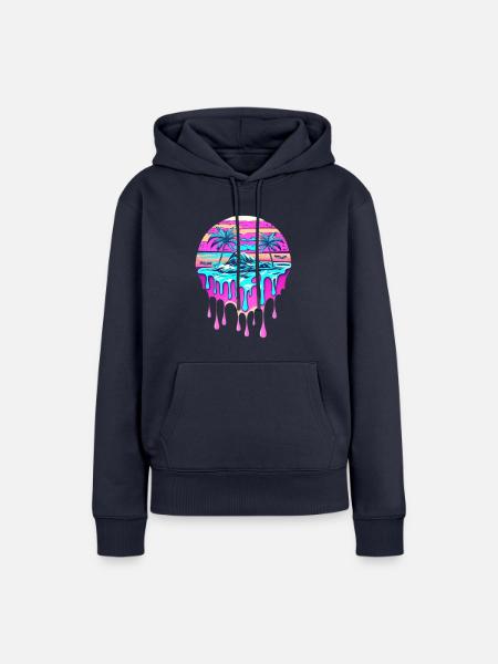 Paradies - Frauen Premium Bio Hoodie - Navy