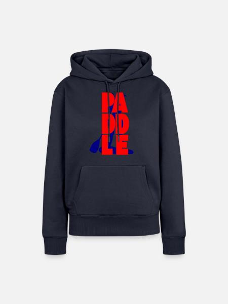 Stand Up Paddle Grafikdesign - Frauen Premium Bio Hoodie - Navy