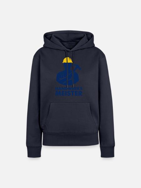 handwerker meister - Frauen Premium Bio Hoodie - Navy