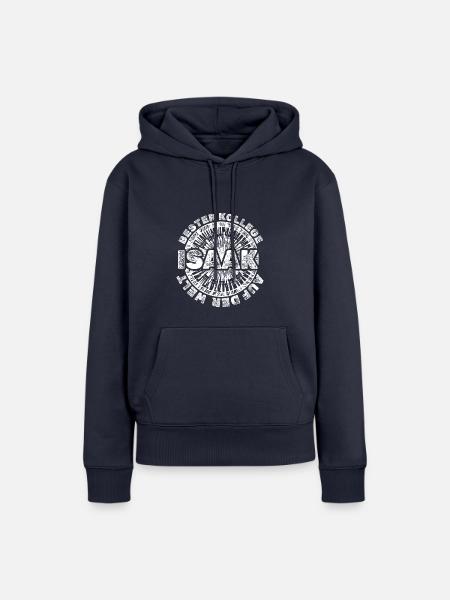 Geschenk Isaak - Frauen Premium Bio Hoodie - Navy