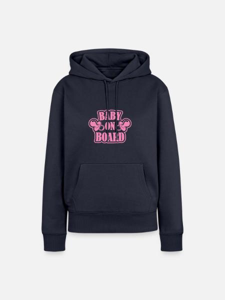Baby on Board - Frauen Premium Bio Hoodie - Navy