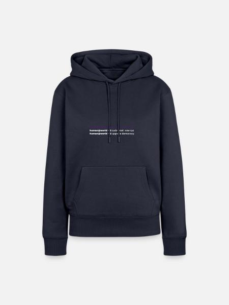 sudo reset - Women’s Premium Organic Hoodie - navy
