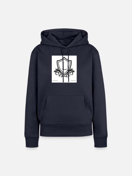 Luxuriös - Frauen Premium Bio Hoodie - Navy