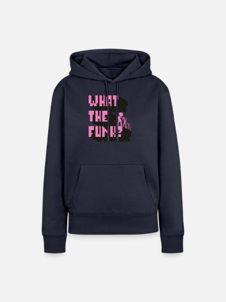 what the funk - Frauen Premium Bio Hoodie - Navy