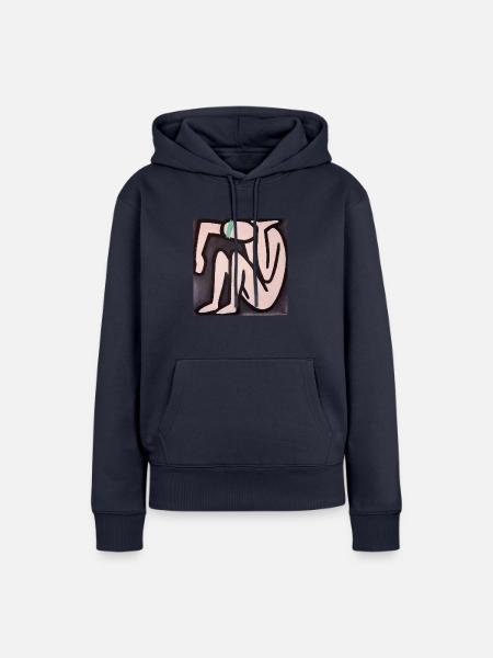 feel free - Frauen Premium Bio Hoodie - Navy