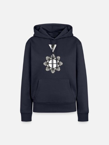 orden - Frauen Premium Bio Hoodie - Navy