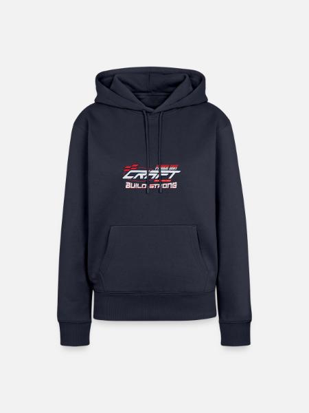 Power Grit Craft Build Strong - Frauen Premium Bio Hoodie - Navy