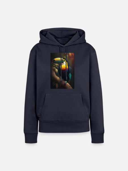 Tukan - Frauen Premium Bio Hoodie - Navy
