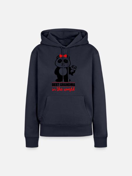 Beste Oma der Welt - Frauen Premium Bio Hoodie - Navy