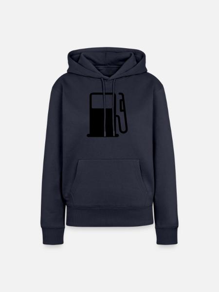 zapfsaeule - Frauen Premium Bio Hoodie - Navy