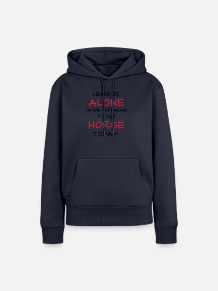 Horse - Frauen Premium Bio Hoodie - Navy