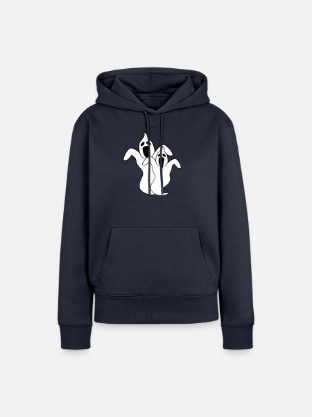 Familie Geist Design - Frauen Premium Bio Hoodie - Navy